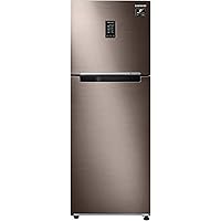 Samsung 336 L 2 Star Inverter Frost-Free Double Door Refrigerator (RT37T4632DX/HL, Luxe Brown, Convertible, Curd Maestro…