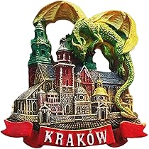 3D-Kühlschrankmagnet, Motiv: Krakau, Polen, nationale Reise
