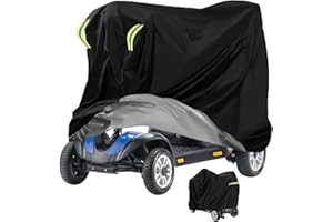 MaxAwe Housse de protection imperméable 420D pour scooter de mobilité - 190 x 71 x 117 cm