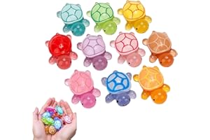 WLVINSON 30 Stück Mini Leuchtende Schildkröten Harz,Miniatur Figuren,Im Dunkeln Leuchtende Bunt Mini Tiere,DIY Micro Landschaft Szenen,Winzige Schildkröten für Gartendeko,Landschaftsgestaltung & Heimdekoration