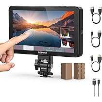 Monitor Neewer F700 7″ 2000nit 4K HDMI – Con 2 Baterías Y Zapata