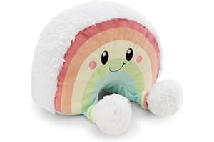 NICI 62317 tęcza Nibsi, miękka pluszowa figurka, urocza, puszysta tęcza do przytulania i zabawy, dla dzieci i dorosłych, świetny pomysł na prezent, 28 cm, wielokolorowa