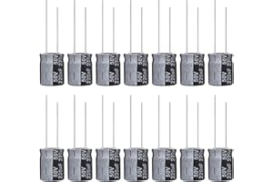 ALLECIN 220uF 50V Kondensatory elektrolityczny 220 uF 50Volt 10x13MM Kondensator elektrolityczne aluminiowy Electrolytic Capacitors (opakowanie 15 sztuk)