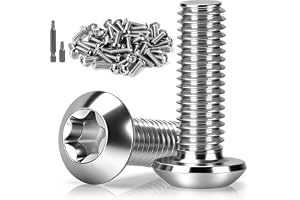 mawmuaw 60 st. linshuvudskruv M3 x 25 mm Torx skruvar rostfritt stål A2 V2A