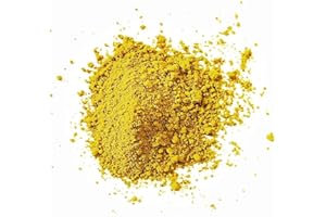 LoveLegis Pigmento en Polvo - Aceite - témpera - Frescos - encáustica - colorantes - Color - Amarillo Ocre - 100 Gramos