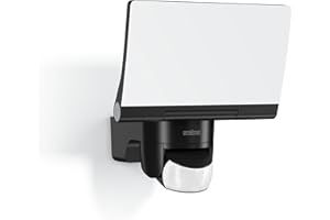 Steinel Projecteur LED extérieur XLED Home 2 SC noir, 13,7 W, détecteur de mouvement 180°, réglable via Bluetooth App, 1550 lm