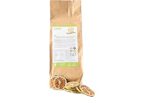 Biocal® - Fette di Lime essiccato naturale per cocktail - 150g