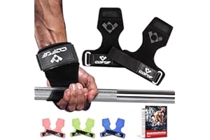 ‎COFOF COFOF Zughilfen Leder, Lifting Straps für Bodybuilding, Gewichtheben, Krafttraining & Fitness, Speziell Entwickelt für schwere Gewichte, Profi Zughilfen krafttraining für Frauen und Männer