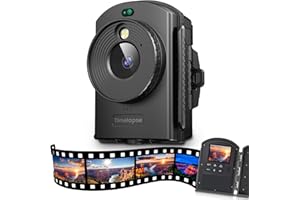 CAUPUREYE Time Lapse Camera for Outdoor Contruction - Timelapse Camera with Infrared Positioning & LED Light, 180 Days Shooting, 1080P AVI Videos & Photos for Cooking, Plant Growth, Drawing, Landscape(64GB)