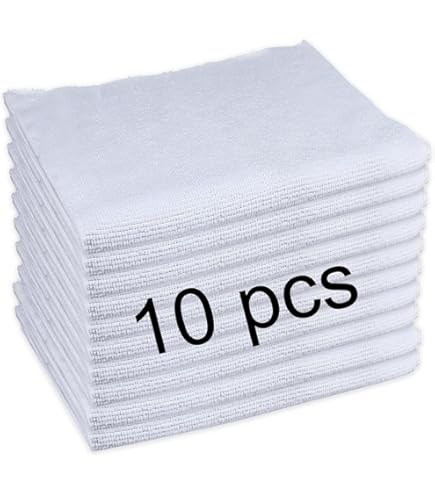 Breling 2-Pack Sublimation Blank Towels - 60x27 Inch White Microfiber, DIY Printable Towels