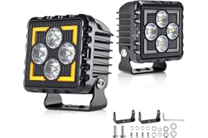 antom 2 Pezzi Fari LED 28000 Lumen 3000K/6500K Fari Aggiuntivi 12V 24V IP68 Con Chip LED Di Alta Qualità Per SUV, UTV, Escavatori, Trattori, ATV Fuoristrada.