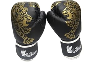FURTRYVL Gants de Boxe, Gants de Boxe Adulte, Gants de Boxe Muay Thai d'entrainement, Sparring Kickboxing MMA Boxing Gloves, Kickboxing Sparring Fitness Punching Bagwork Fight et Boxercise