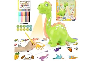 Kids Drawing Projector, CS COSDDI Drawing Projector Table for Kids Trace and Draw Projector Toy with Light & Music, Painting Drawing Table Projector Toddler Toy for Kids Girls Boys Age 3+