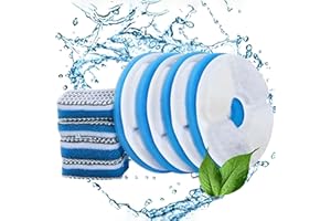 Delgeo Cat Drinking Fountain Filter, Dog Water Fountain Filters, Square Water Fountain Filters 4 pcs