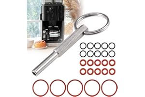 BDHYYM Set di 25 anelli di guarnizione per gruppo di erogazione con chiave a testa ovale, ricambio per macchine da caffè automatiche, anelli o anelli, punte ovali, riparazione per Jura/Krups/AEG