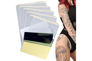 ELECLAND Tattoo Transferpapier 30 Blatt, Schablonenpapier für Tattooing Thermal Tattoo Stencil Paper 4 Schichten DIY Tattoo Pauspapier Tattoo Transfer Kit Supplies A4 Größe