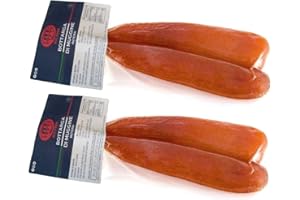 Bottarga de Mulet Su Tianu Sardu - 2 paquets de 100/130g - 230g GARANTIS - Fait à la main en Sardaigne, Italie - Caviar de la Méditerranée - Poutargue Boutargue sarde Kosher