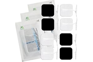 MEDFIT Med-Fit - 12 electrodos (3 conjuntos de 4 electrodos con adhesivo)
