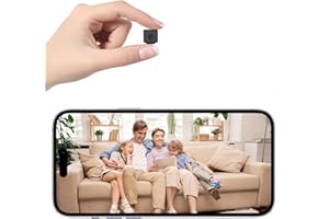 ESTABA 4K Hidden Spy Mini Camera, WIFI Wireless Security Cameras, Nanny House Security Tiny Cams, Long Battery Life, Night Vision Motion Detection, For Home Office Car Security Camera
