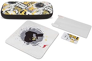 PowerA Stealth Protective Travel Case and Accessory Kit for Nintendo Switch Lite – Pokémon, Pikachu Graffiti