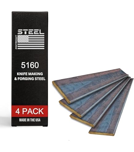 PATIKIL 5er-Pack 1084-Stahl Blanke – 12" X 1 1/2" X 1/8" (304.8x38x3 Mm) | Für Messerherstellung & DIY