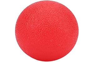 UXSIYA Palle Antistress in Silicone per Palline Antistress Terapia per Le Mani Palle per Esercizi Terapia del Massaggio Palla Antiscivolo per alleviare Lo Stress(Rosso)