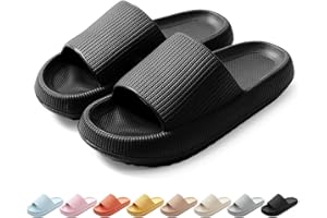HEOAARG Chaussons pour Homme Femme Antidérapants Pantoufles de Douche Nuage Sliders à Séchage Rapide Soft Slippers Légèreté Tongs Sandales pour Intérieur Extérieur