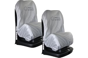 HOMYBABY® [x2] Funda Antitérmica Silla de Coche Bebe Universal y Ajustable - Anti UV Protector - Cubre Sillita Infantil para Grupos 0 1 2 3