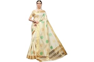 IMTRA FASHION Damen Saree Aus Baumwolle Polyester Seide Mit Blusenteil