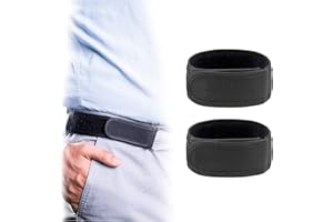 Dfomp Unisex Belt - Elastic No Buckle Lazy Adjustable Convenience Belt(black,M)