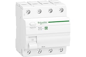 Schneider Electric R9R42440 - Disyuntor de corriente residual Resi9, 4P, 40 A, 30 mA, tipo F