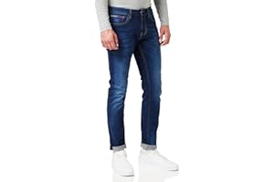 TOMMY JEANS Tommy Hilfiger Mężczyźni Scanton Slim Asdbs Dżinsy, Aspen Ciemnoniebieski, 32W / 34L