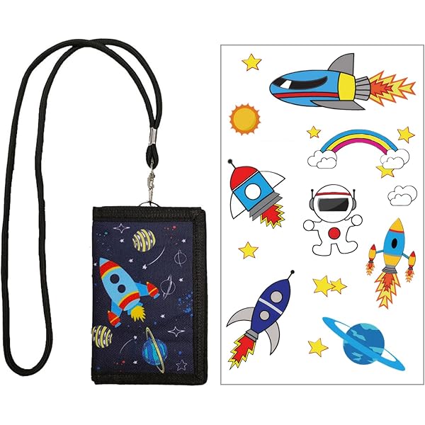 HORREX Geldbeutel Für Kinder - Fußball-Design Mit Klettverschluss Und Schlüsselanhänger