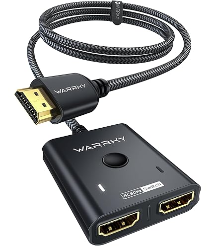HUBAURA Sync Box HDMI 2.0 Achtergrondverlichting, LED Strip Beeldsynchronisatie, RGBIC LED-verlichting voor tv van 42–88 inch (65–70 inch