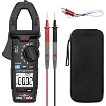 Pinza Amperometrica Digitale Auto-Range 400A AC/DC – TRMS, Tester Volt E Resistenza, Orange