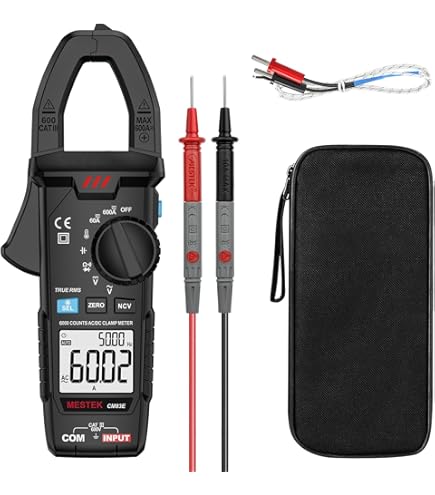 PROSTER Digital Clamp Meter TRMS 600A AC Current AC DC Voltage NCV Continuity Resistance Temperature Diode Hz Multi Tester Tool I4259662167 - View #4
