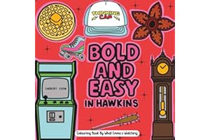 Bold And Easy In Hawkins: What Emma's Watching (Colouring Detail Practice Books)