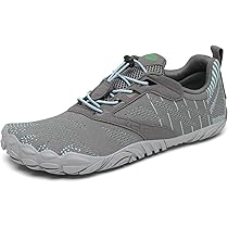 SAGUARO Barefootschoenen voor dames en heren, blote voetschoenen, lichte teenschoenen, comfortabele fitnessschoenen, blote voeten schoenen met zero- drop-zool, EU-maat 36-48, hemelsblauw, 45 EU