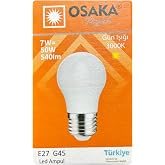 Osaka 7W (50W) Sarı Işık E27 Duylu Led Ampul