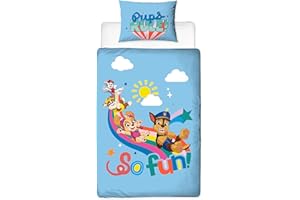 Paw Patrol Single Duvet Cover Officially Licensed | I'm Cool Design with Matching Pillowcase, Polycotton, Blue