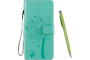 TOUCASA for Motorola Moto G8 Power Case,Wallet Case PU Leather Flip Magnetic [Embossed Design] Kickstand Card Slots Folio Protection Case for Motorola Moto G8 Power (Green)