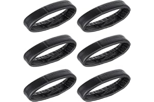 Cobee Skórzane szlufki do paska do zegarka, 6 sztuk zapasowych pętli do paska do zegarka, uchwyt na pasek do zegarka, pierścienie mocujące