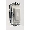 MK (ELECTRIC) Grid Plus 20 Amp 1 Way Dp Secret Key White Switch Module, (K4917WHI)