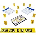 Kobe1 Crime Scene Kit:Crime Scene Barrier Tape,Do Not Cross (6mx1),Evidence Collection Bags (x2),Photo Evidence Markers, Frames(Cards:1 to 10),(7cm x 4cm Folded)