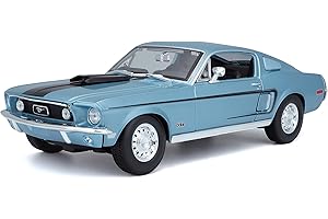 Maisto - M31167 - Voiture - Ford Mustang GT Cobra Jet 1968 1/18 - Couleur aléatoire