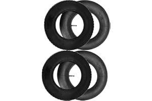 MxMan 2 X 14" Pneumatic Wheelbarrow Tyre 3.50-8 - Wheelbarrow Wheel Replacement, Heavy Duty Replacement Tyre & Inner Tube for Sack Trolley/Barrow and Truck with Big Load Capacity (14")