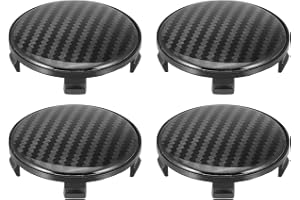 A ABSOPRO Hjulnavkapsel Svart 4 stycken Universal 67mm 68mm | Ytterdiameter 68 mm, insida 62 mm, bas 64 mm, höjd 14 mm, kolmo