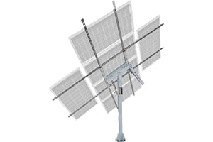 ECO-WORTHY Soporte de Pista de Energía Solar para Panel Solar/Patio/Granja/Campo