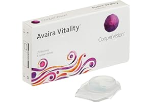 CLARITI Coopervision Avaira Vitality spheric, Monatslinsen weich, 6 Stück / BC 8.4 mm / DIA 14.2 mm / -1.5 Dioptrien