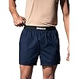 DAMENSCH Breeeze Regular Fit Ultralight Inner Boxers for Men| 100% Cotton Fabric, Microfibre waistband